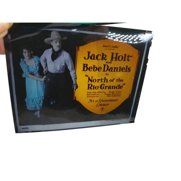 Vintage North of The Rio Grande & The Stranger Movie Lobby Card Negative SET - Picture 6 of 6